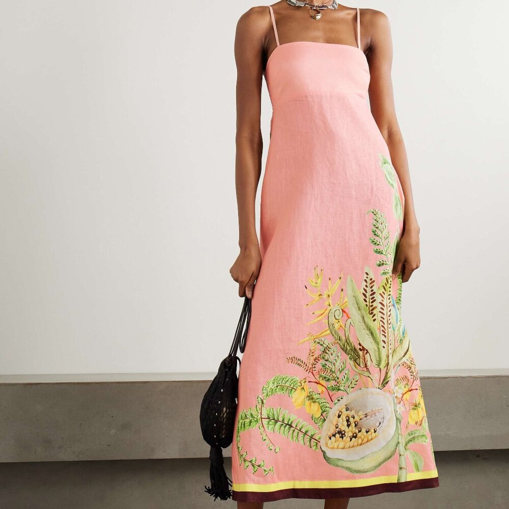 Alemais Papaya Sundress